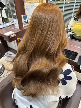 カラー 飯田 朱理のヘアスタイル