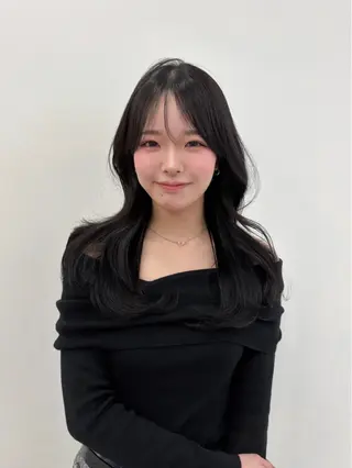 カラー 表参道ハッシュカット レイヤー/リノンのヘアスタイル