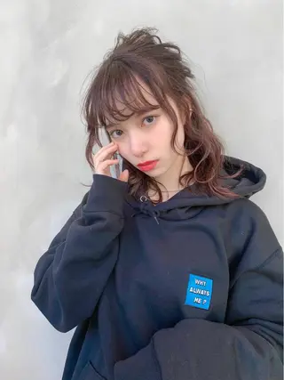 ロング カラー リピート率No.1✨ ユウキのヘアスタイル