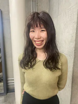 カラー ハセガワ レナのヘアスタイル