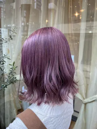 カラー 【eight宿河原】 すぎもとはづきのヘアスタイル