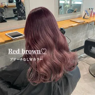 ロング カラー ♥️暖色モテカラ ー♥️由夏のヘアスタイル