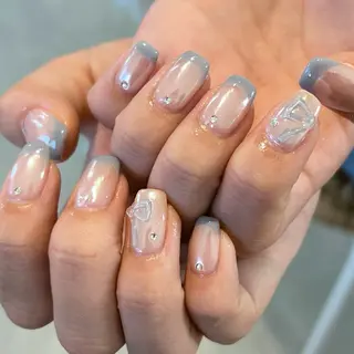 ネイル sio.nail&eyebrow salon shimokitazawa2号店所属・nailist mana𖤐´-のネイルデザイン
