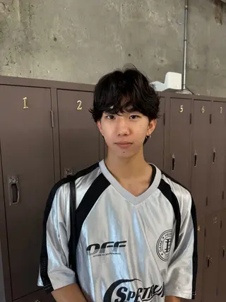 ショート パーマ 愛加メンズパーマ・ ボブ・ピンクカラーのヘアスタイル