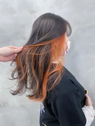 ロング カラー yurika☁️ 似合わせ｜レイヤーのヘアスタイル