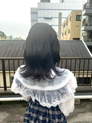 カラー 白金台カラーリスト あきよしのヘアスタイル