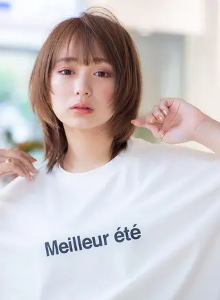 セミロング U-REALM kawasakiのヘアスタイル