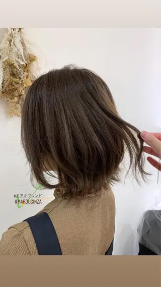 ショート カラー パーマ ヘアアレンジ ネイル マツエク・マツパ 💎耳ツボジュエリー ×銀座美容室💎のヘアスタイル