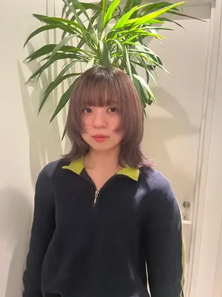 ミディアム tricca daikanyama所属・縮毛矯正/ボブ/ 🌱長尾朋弥🌱のヘアスタイル