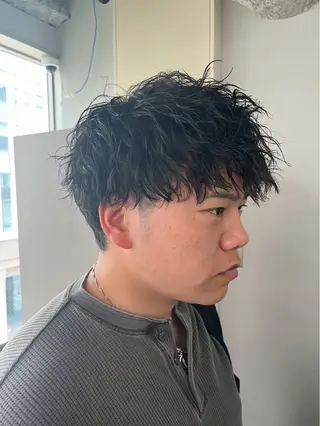 ショート パーマ メンズ 坂本響 メンズカット/パーマのヘアスタイル