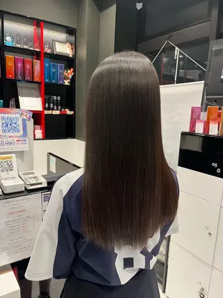 ロング ボブパーマ/レイヤー カット/KINAMIのヘアスタイル