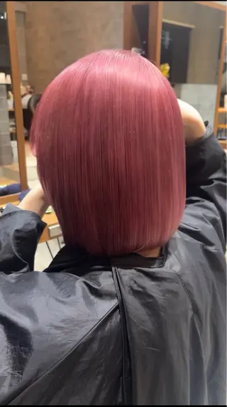 ショート カラー ヘアアレンジ 💎韓国ヘア/ 艶カラー💎souのヘアスタイル