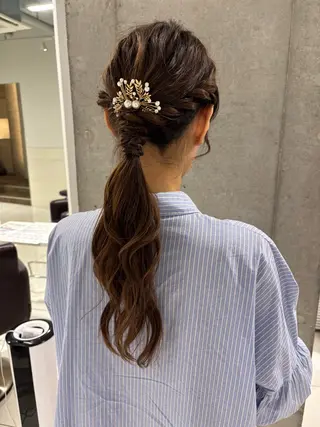 ロング ヘアアレンジ Miyu🎀レイヤー ／透明感カラー🪽のヘアスタイル