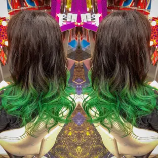 ミディアム カラー 今泉 周のヘアスタイル