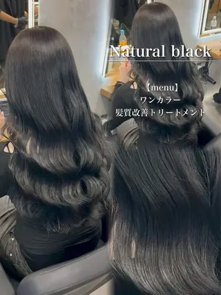 ロング カラー ヘアアレンジ ダメージレスカラー 🩵HIYO🩵のヘアスタイル