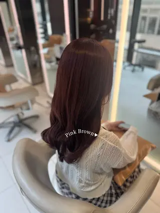ロング カラー luludi by APHRODITE 銀座所属・🤍うる艶カラー🤍 たむら みなみ 銀座のヘアスタイル