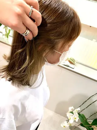 ミディアム カラー 立川/シールエクステ /みづきのヘアスタイル