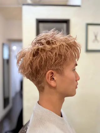 ショート カラー メンズ メンズ/スパイキー ショート/isseyのヘアスタイル