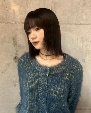 ミディアム レイヤーカット/ルー ツカラー/EMIRIのヘアスタイル