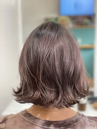 ミディアム カラー Snaly カラー特化ページのヘアスタイル