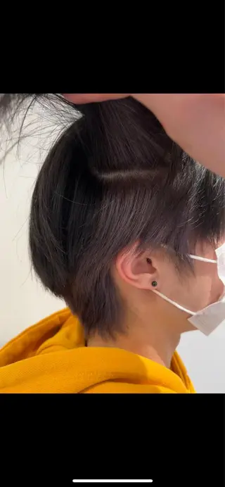 カラー メンズ ハイトーン/レイヤー 藤田健太郎のヘアスタイル