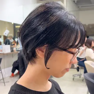 ショート 縮毛矯正支持率NO. 1/中﨑葵🕊️✨のヘアスタイル