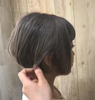 ショート 池袋/透明感カラー 🎀Yuri🎀のヘアスタイル
