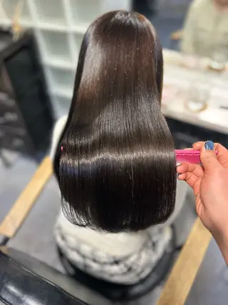 ロング 🌷ブリーチ縮毛矯正 /mina🌷のヘアスタイル