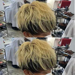 ショート カラー メンズ メンズ専門店 店長 小柳 裕夢のヘアスタイル