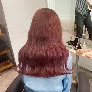 ロング 盛れる暖色🎀ガーリ ーヘア🎀きっかのヘアスタイル