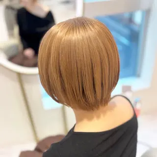 ショート カラー Ayu🍯/名駅/ブ リーチカラー/ヘアメのヘアスタイル
