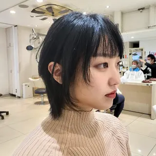 ショート カラー 社内カット講師・店長 菅原賢一のヘアスタイル