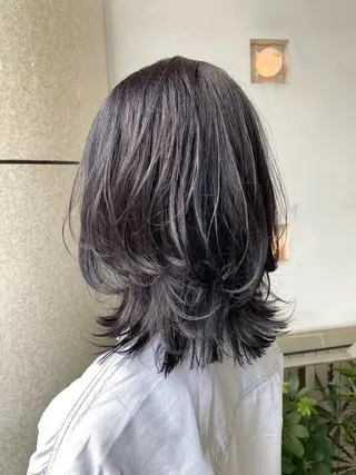 ミディアム カラー 統括マネージャー/ 髪のドクター/前原悟のヘアスタイル