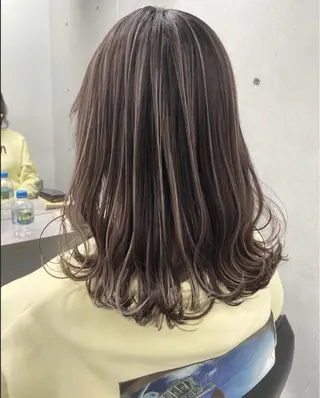 セミロング REDEAL ope.所属・KAIRI/大宮/ メンズバレイヤージュのヘアスタイル