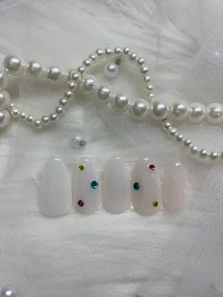 ネイル AQUA 🧸 Amiのネイルデザイン