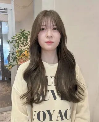 ロング カラー nakahara madokaのヘアスタイル