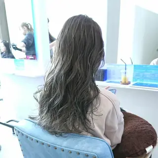 ロング カラー ヘアアレンジ 小林 伸行のヘアスタイル