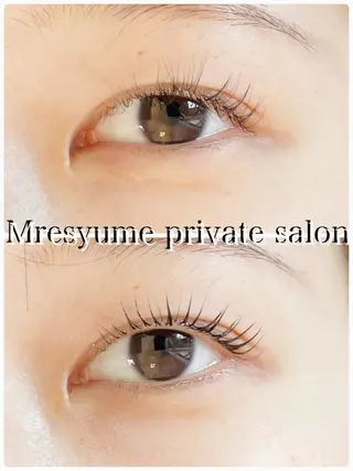マツエク・マツパ Mresyume MAYUのマツエク・マツパデザイン