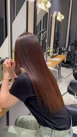 ロング 大橋 りえのヘアスタイル