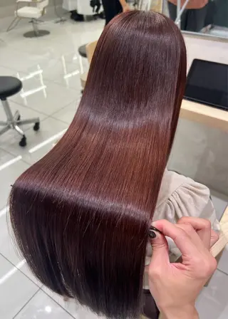 ロング ✨髪質改善/透明感 カラー🪽FUUMAのヘアスタイル