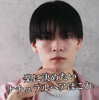 ショート カラー パーマ メンズ 森下 佑大のヘアスタイル