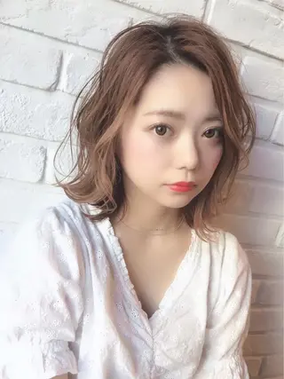 ショート カラー ヘアアレンジ 當間 大知のヘアスタイル