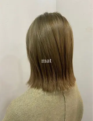 セミロング 【今だけブリーチ 限定価格💕】すみのヘアスタイル