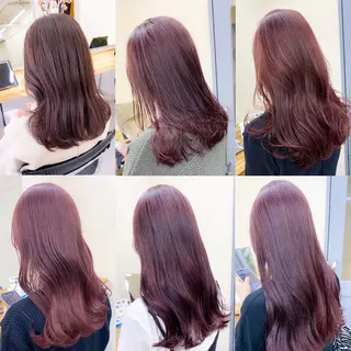 ミディアム カラー hair design verda所属・レイヤー暖色カラー 池袋Yamamotoのヘアスタイル