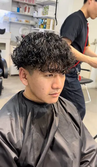 ショート パーマ メンズ 11.12月限定割引 fifth前比嘉💥のヘアスタイル