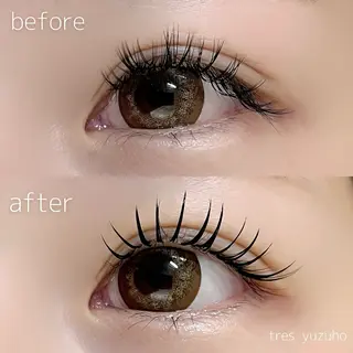 マツエク・マツパ tres豊科店所属・tres Yuzuhoのマツエク・マツパデザイン