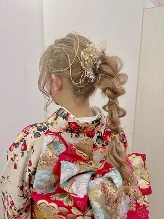 ヘアアレンジ 💎艶髪💎 町田莉彩のヘアスタイル