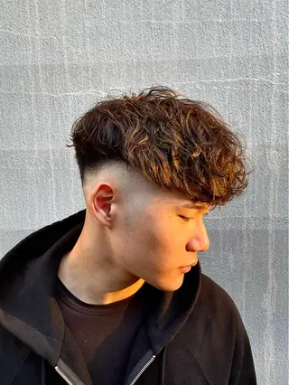 ショート パーマ 【再現性120%】 🔥龍也リュウヤ🔥のヘアスタイル