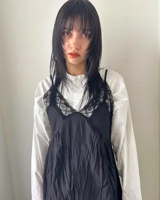 セミロング HIBIKI/原宿 ハッシュカット🪄のヘアスタイル