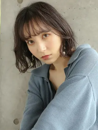 ショート カラー パーマ ANDREY 表参道 ショート×髪質改善のヘアスタイル